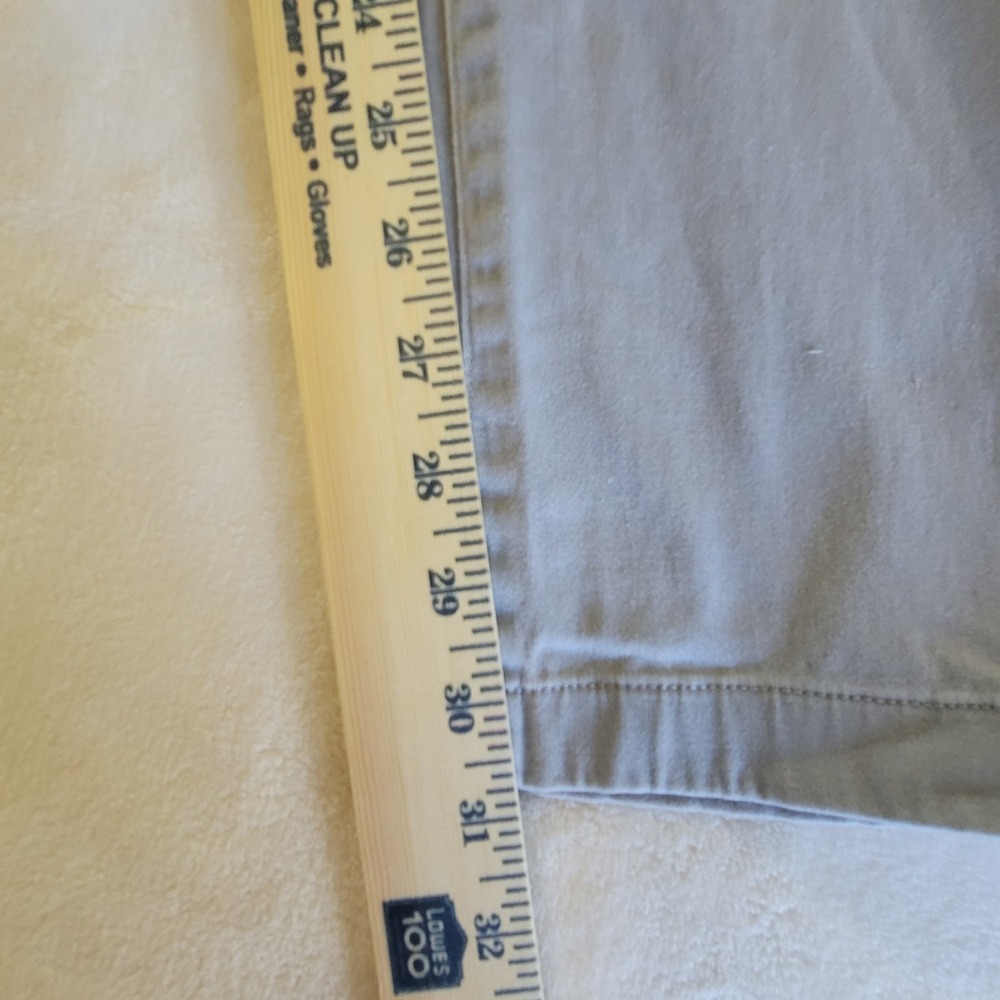 Hawker Rye Chino Pants Mens 34x32‎ Grey Slim Fit Stretch Cotton Twill Trousers - Picture 8 of 11